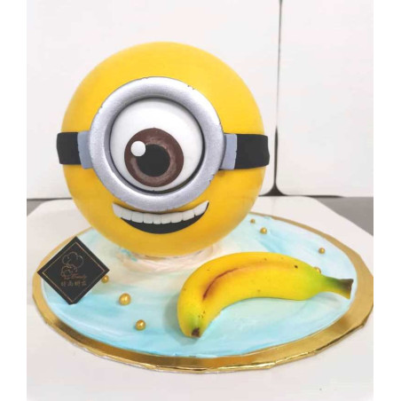 Minion Knock Knock Cake 小黄人敲敲蛋糕