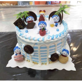 Cartoon Cake - Mini Doraemon